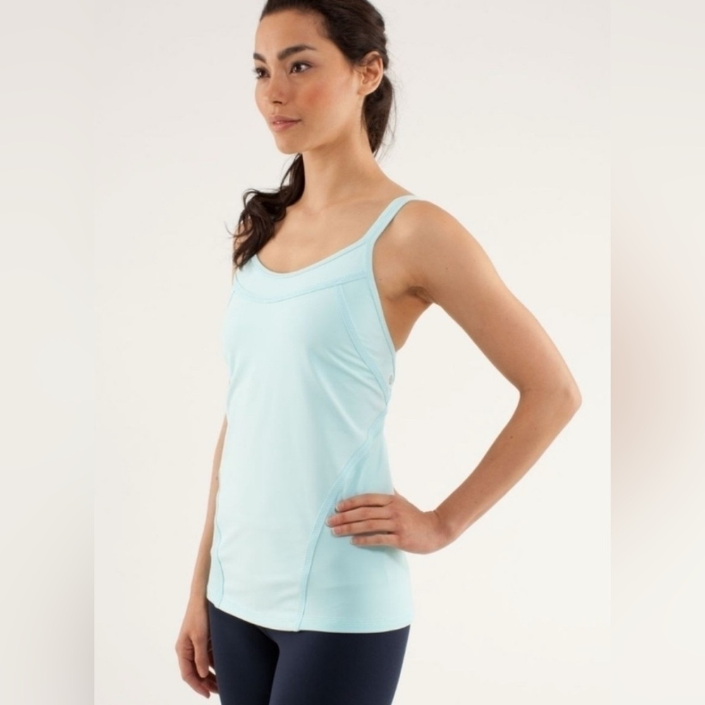 LULULEMON Ignite Women's Light Aqua Tank Top